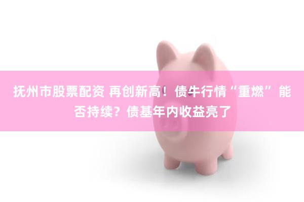 抚州市股票配资 再创新高！债牛行情“重燃” 能否持续？债基年内收益亮了